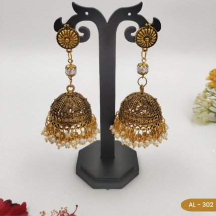 Golden Jhumka - AL -302