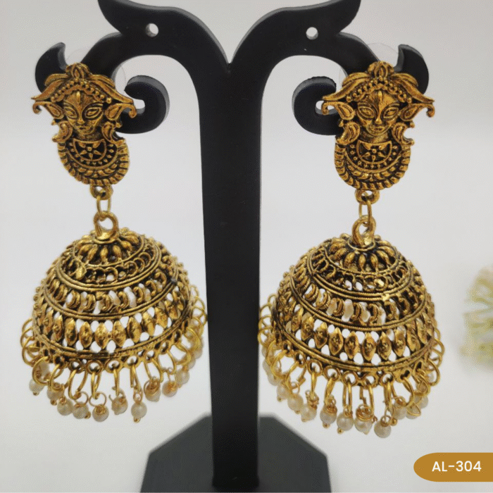 Golden Jhumka-AL-304