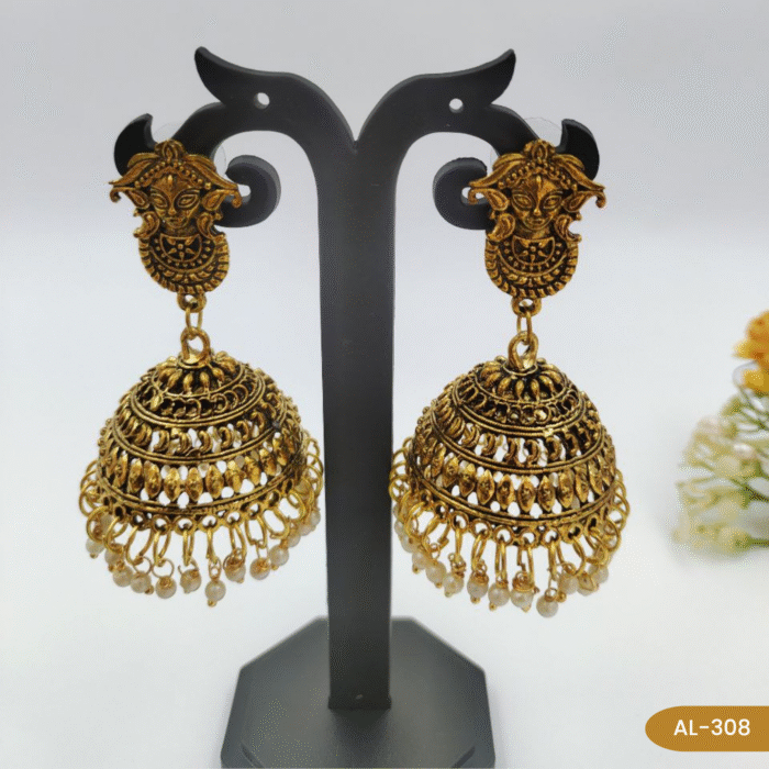 Golden Jhumka-AL-308