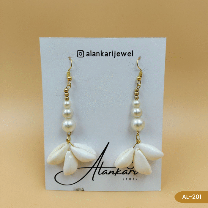 Pearl Earring - AL - 201 - Image 2
