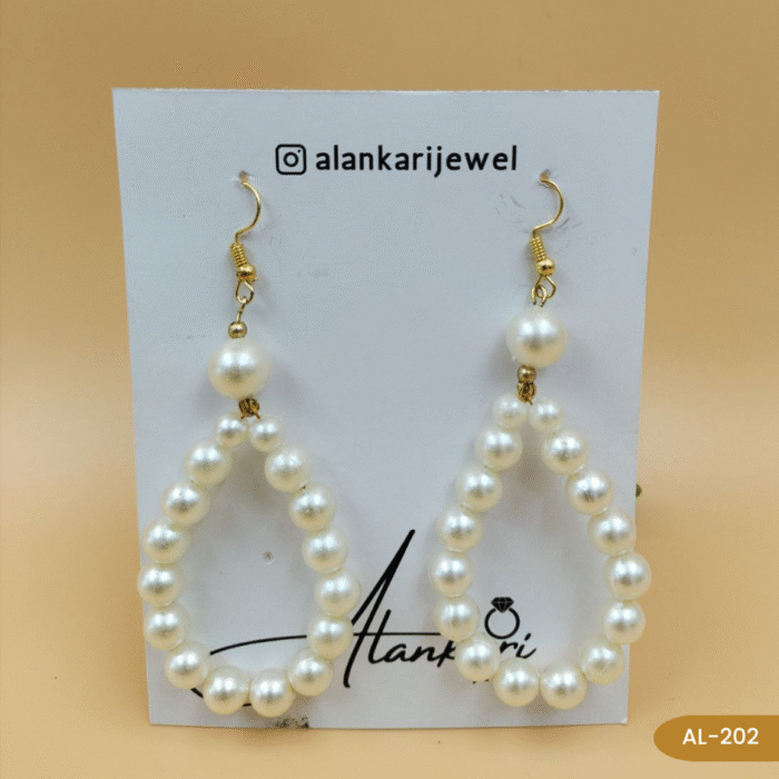 Pearl Earring - AL - 202 - Image 2