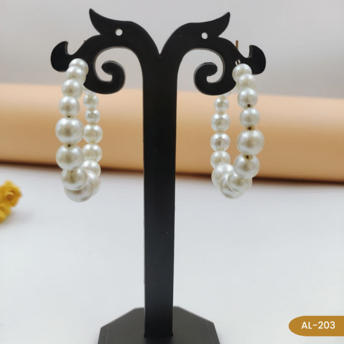 Pearl Earring - AL - 203 - Image 2